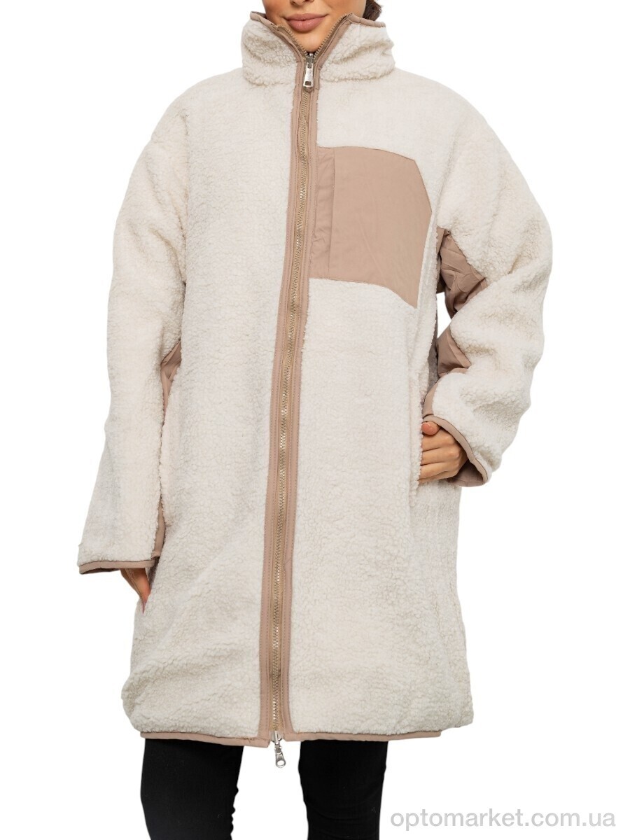 Купить Куртка жіночі 181 (12057) d.beige Yanpai бежевий, фото 4