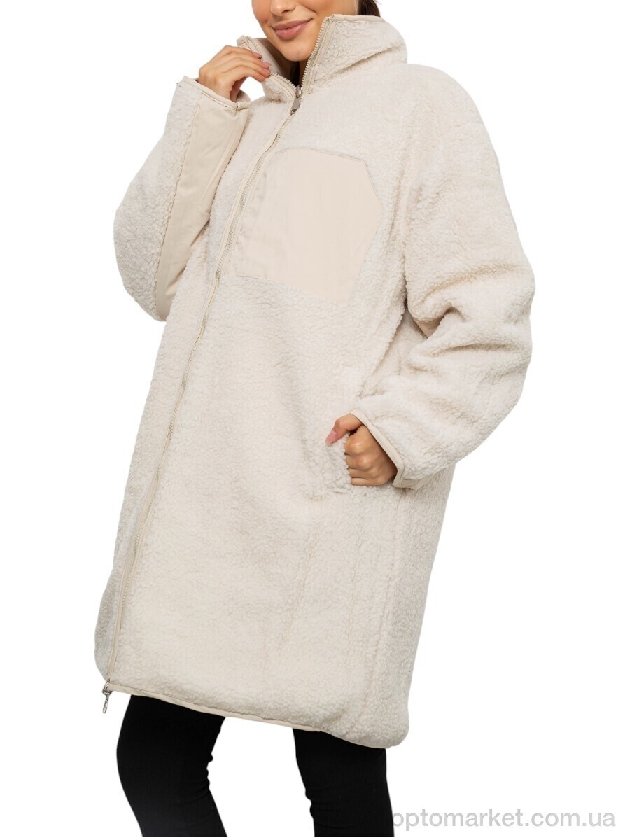 Купить Куртка жіночі 181 (12057) l.beige Yanpai бежевий, фото 4