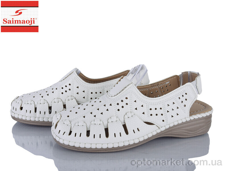 Купить Туфлі жіночі 181-2 Saimaoji білий, фото 1