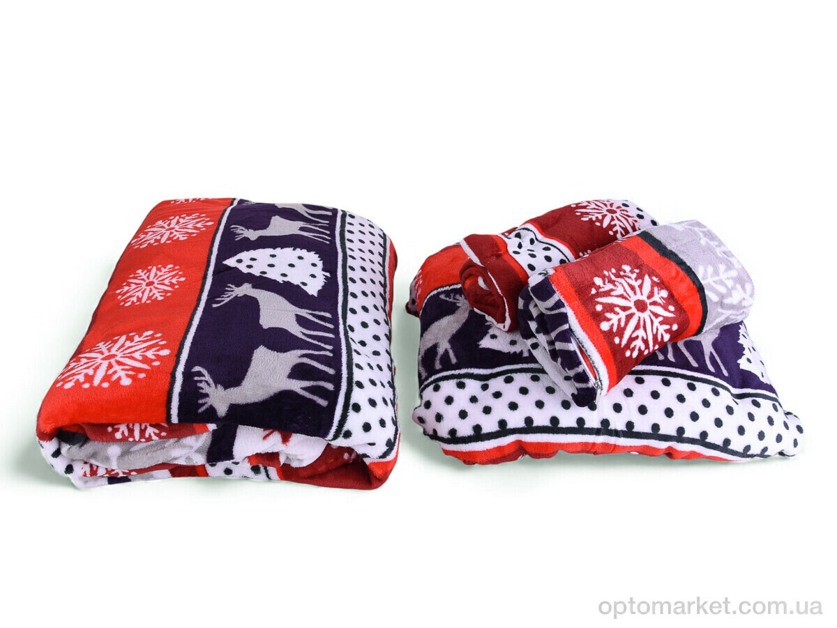 Купить Постільна білизна унісекс 18102 (12149) bordo 200x230 см Постільна білизна плюш Malloory Home бордовий, фото 1