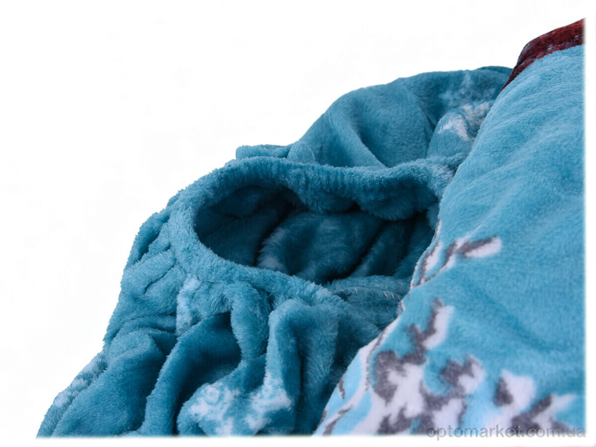 Купить Постільна білизна унісекс 18102 (12149) l.blue 200x230 см Постільна білизна плюш Malloory Home блакитний, фото 2