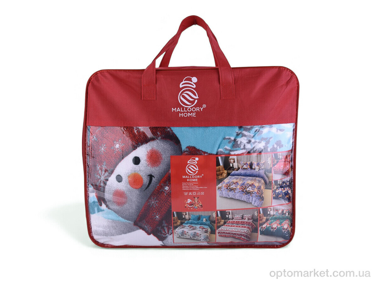 Купить Постільна білизна унісекс 18102 (12149) l.blue 200x230 см Постільна білизна плюш Malloory Home блакитний, фото 4