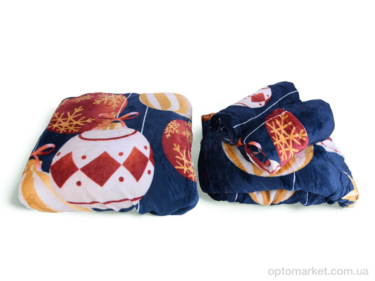 Купить Постільна білизна унісекс 18102 (12149) navy 200x230 см Постільна білизна плюш Malloory Home синій, фото 1