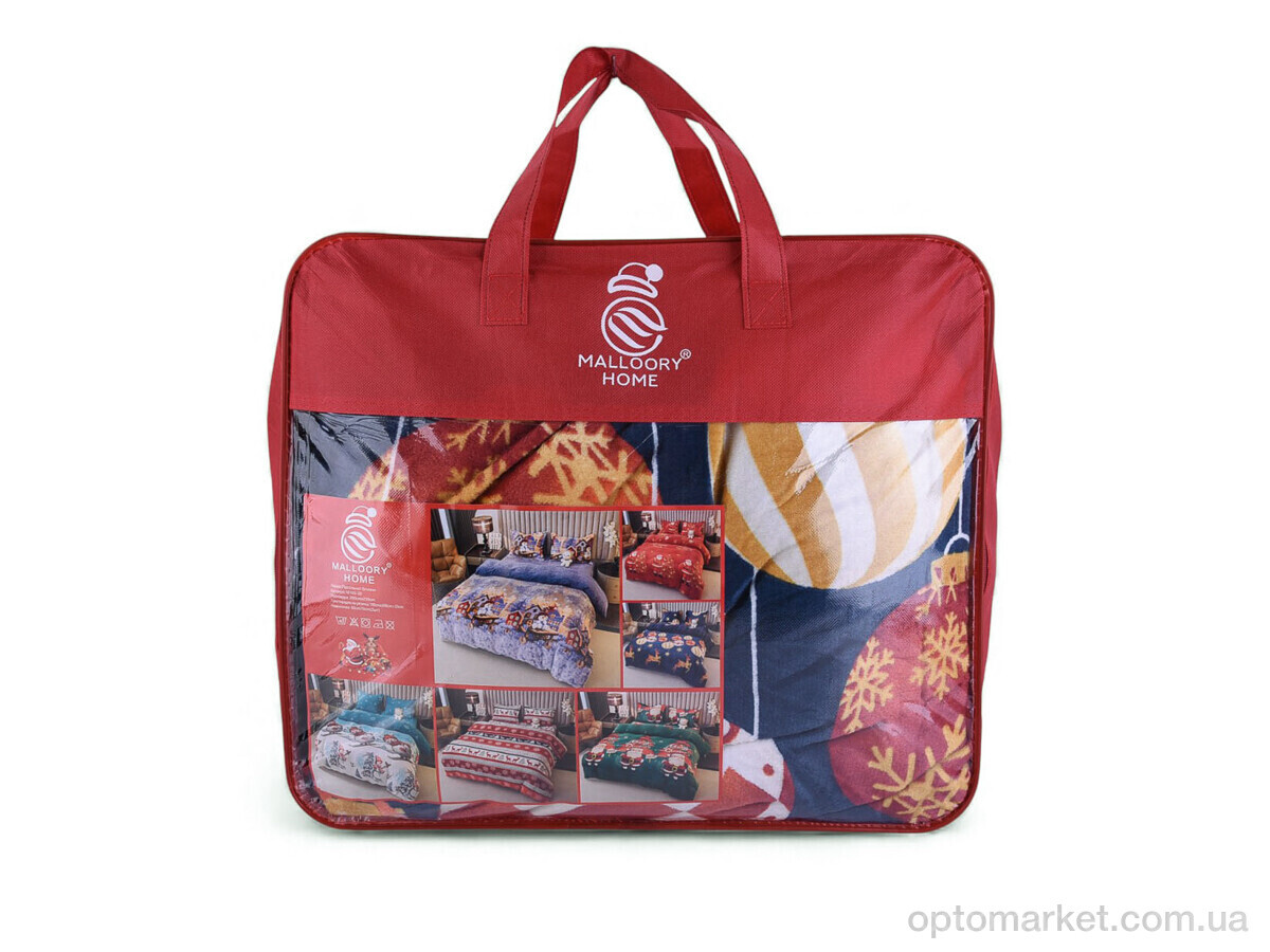 Купить Постільна білизна унісекс 18102 (12149) navy 200x230 см Постільна білизна плюш Malloory Home синій, фото 3