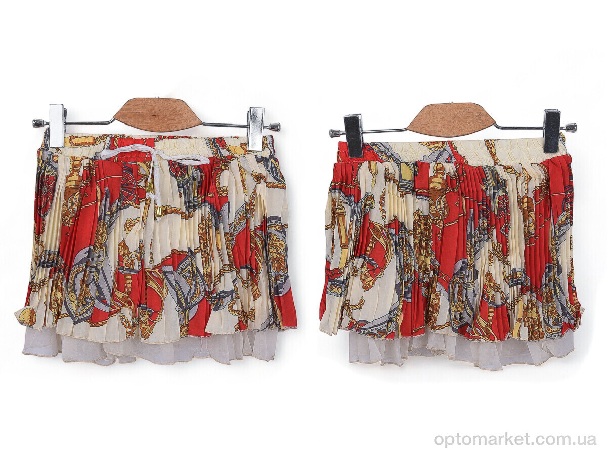 Купить Спідниця дитячі 1816 (08596) beige-red Jinbaohong бежевий, фото 3
