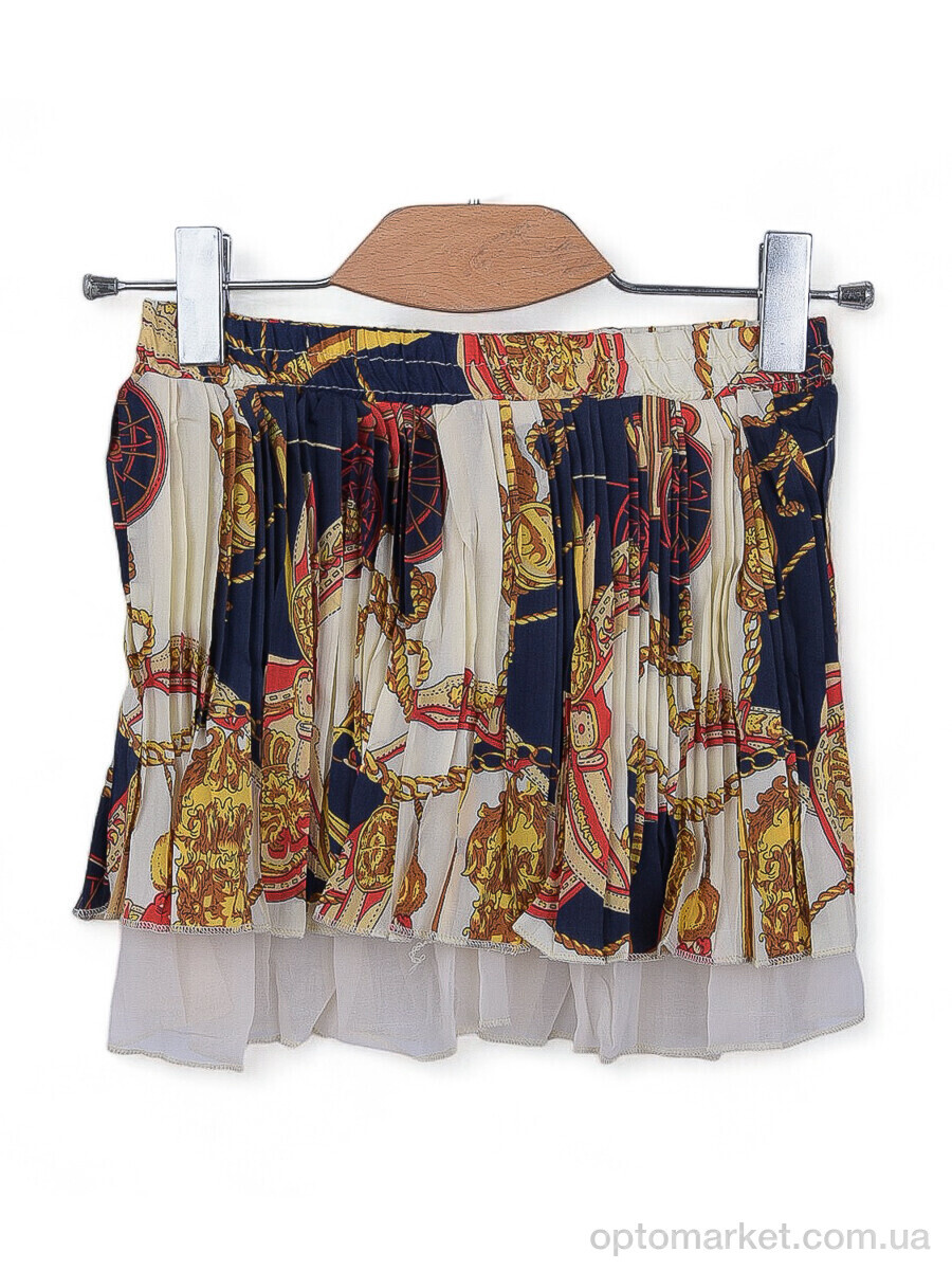 Купить Спідниця дитячі 1816 (08597) beige-navy Jinbaohong бежевий, фото 2