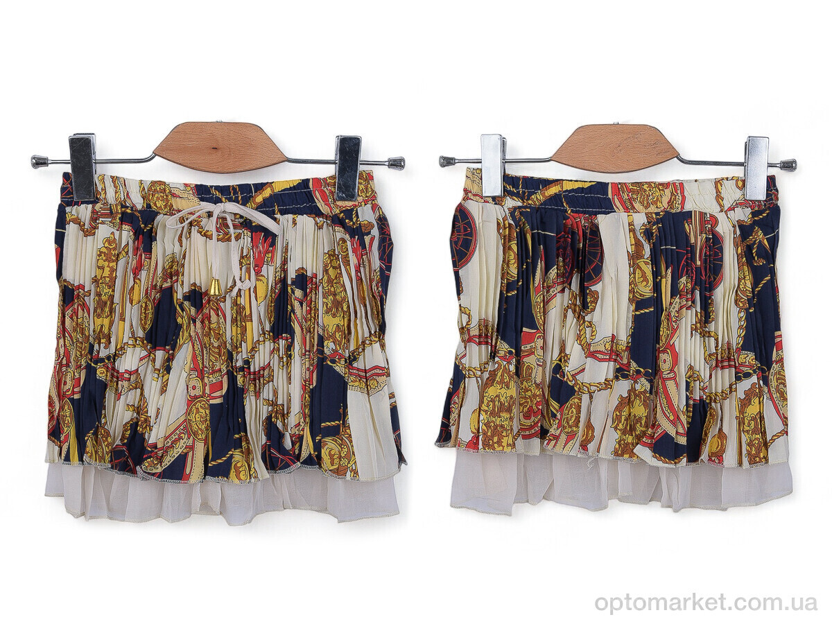 Купить Спідниця дитячі 1816 (08597) beige-navy Jinbaohong бежевий, фото 3