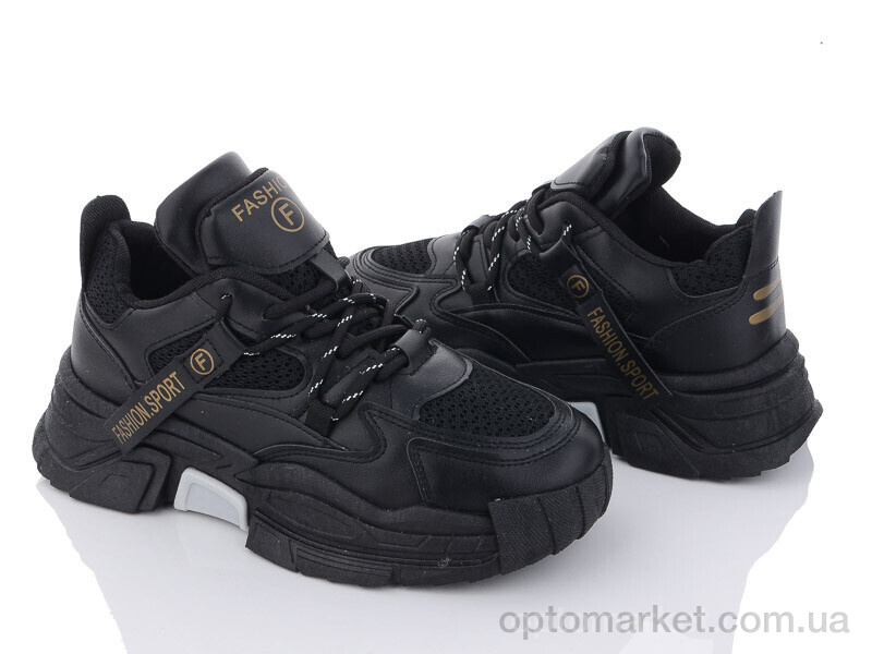 Купить Кросівки жіночі 182-10 black Violeta only one чорний, фото 1