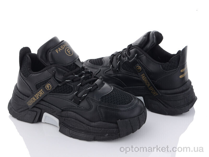 Купить Кросівки жіночі 182-10 black Violeta only one чорний, фото 1