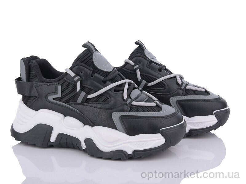 Купить Кросівки жіночі 182-13 black Violeta only one чорний, фото 1