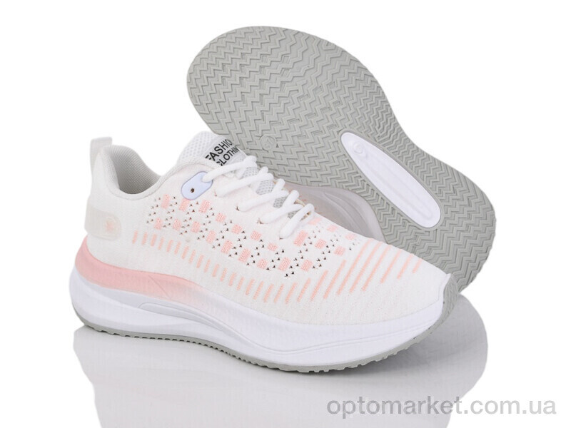 Купить Кросівки жіночі 182-52 white-pink Violeta only one білий, фото 1