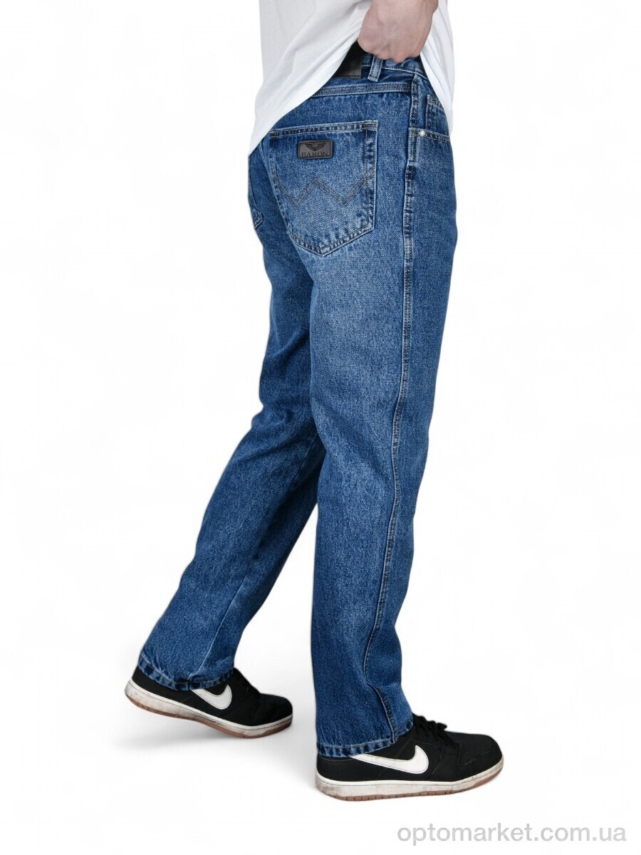 Купить Джинси чоловічі 1822 класика Baronjns синій, фото 4