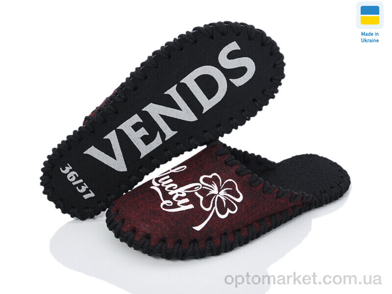 Купить Капці жіночі 182W бордо Vends бордовий, фото 1