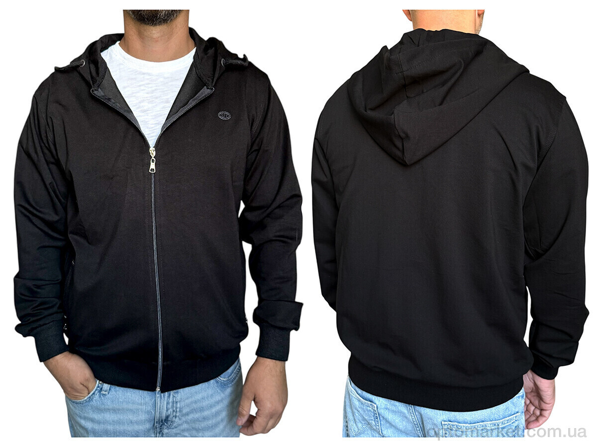 Купить Батник чоловічі 1831 black Shot Sportwear чорний, фото 3