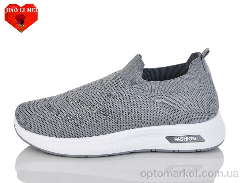 Купить Кросівки жіночі 183 Jiao Li Mei сірий, фото 1