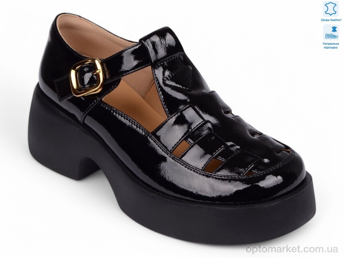 Купить Туфлі жіночі 183591 Lonza чорний, фото 1