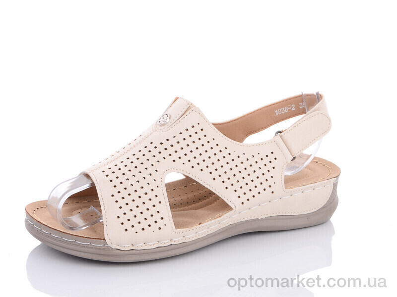 Купить Босоніжки жіночі 1838-2 Bao Dao Gong Zhu бежевий, фото 1