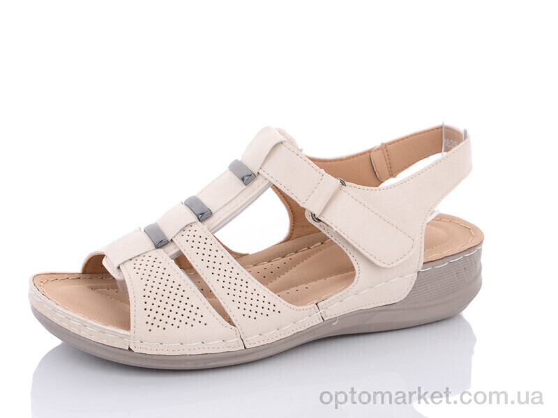 Купить Босоніжки жіночі 1839-2 Bao Dao Gong Zhu бежевий, фото 1