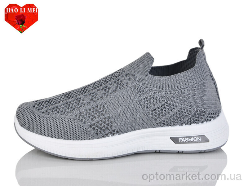 Купить Кросівки жіночі 185 Jiao Li Mei сірий, фото 1