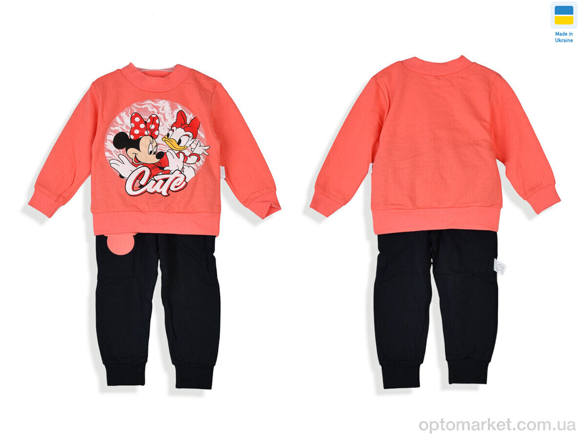 Купить Комплекти дитячі дитячі 18526 батнік-штани рожевий Kir15 рожевий, фото 3