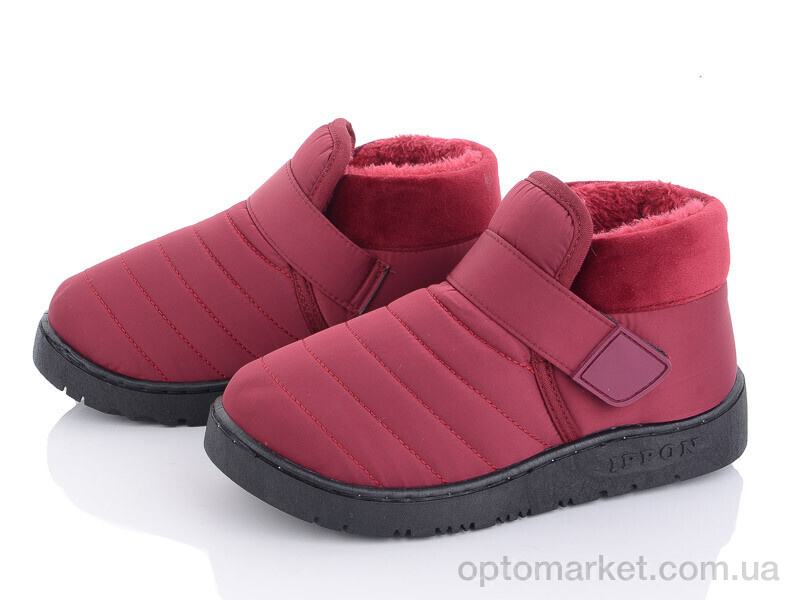 Купить Дутики жіночі 1853-6 Ippon бордовий, фото 1