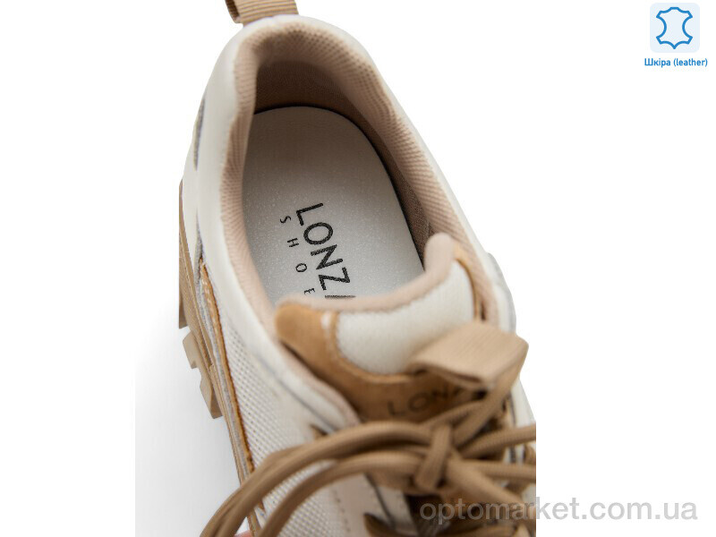 Купить Кросівки жіночі 185551 Lonza білий, фото 3