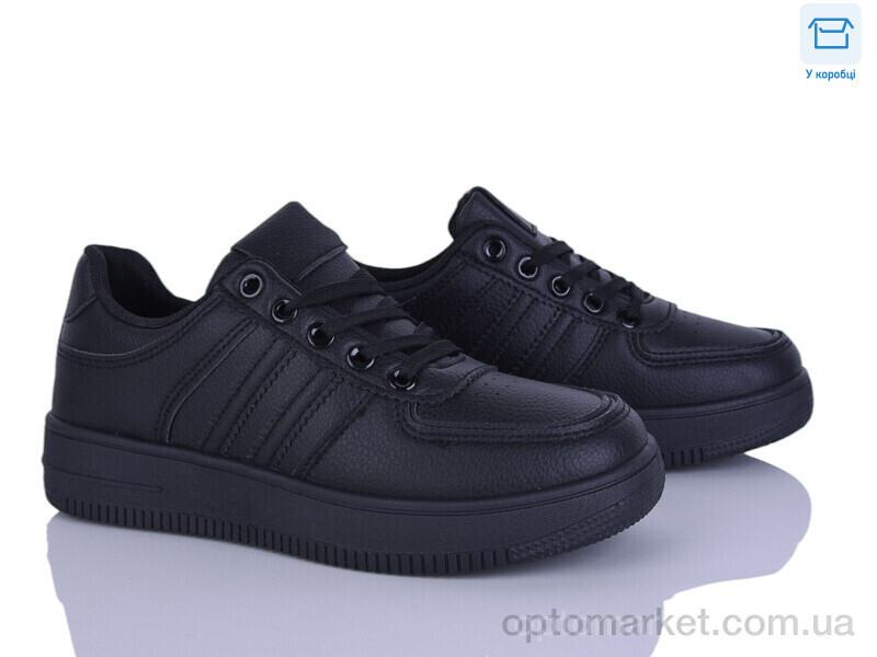 Купить Кросівки жіночі 186-1 Happy чорний, фото 1