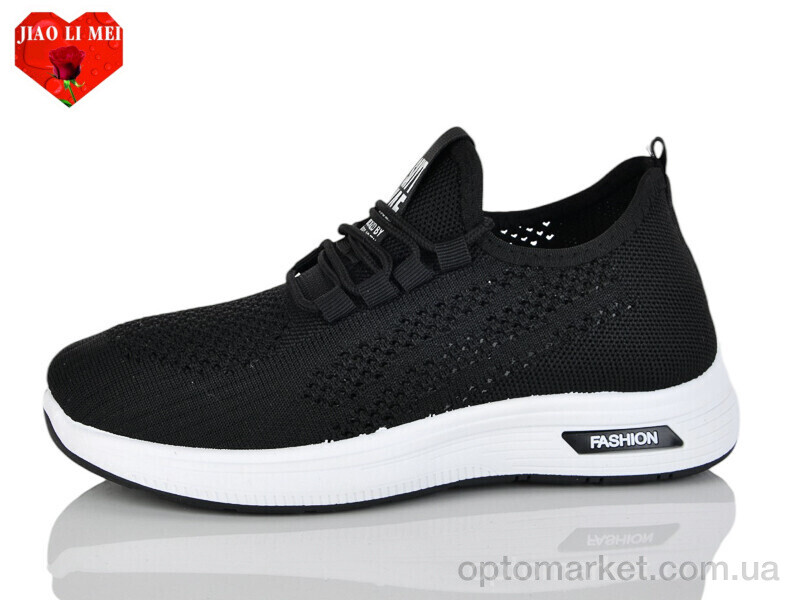 Купить Кросівки жіночі 186-1 Jiao Li Mei чорний, фото 1