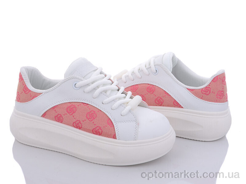Купить Кросівки жіночі 186-23 white-pink Violeta only one рожевий, фото 1