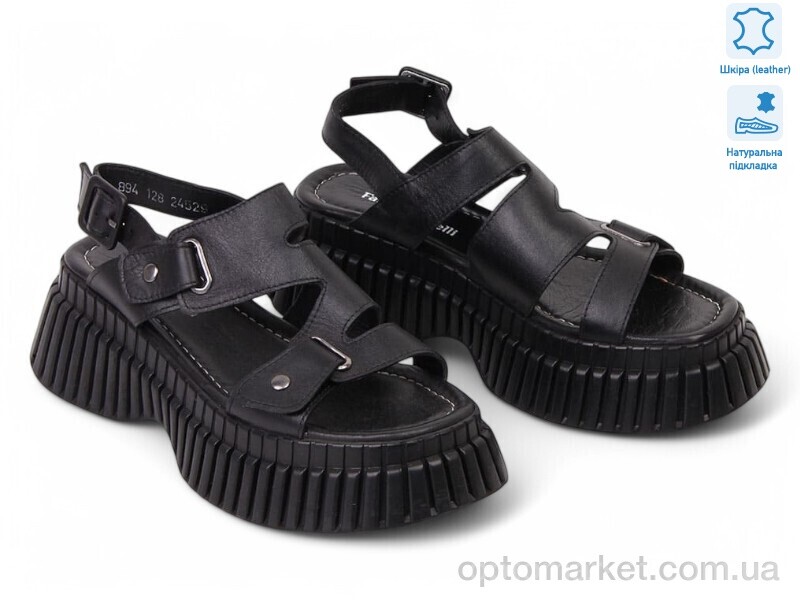 Купить Босоніжки жіночі 186893 Fabio Monelli чорний, фото 1