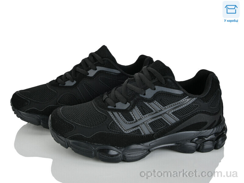 Купить Кросівки жіночі 188-1 Happy чорний, фото 1