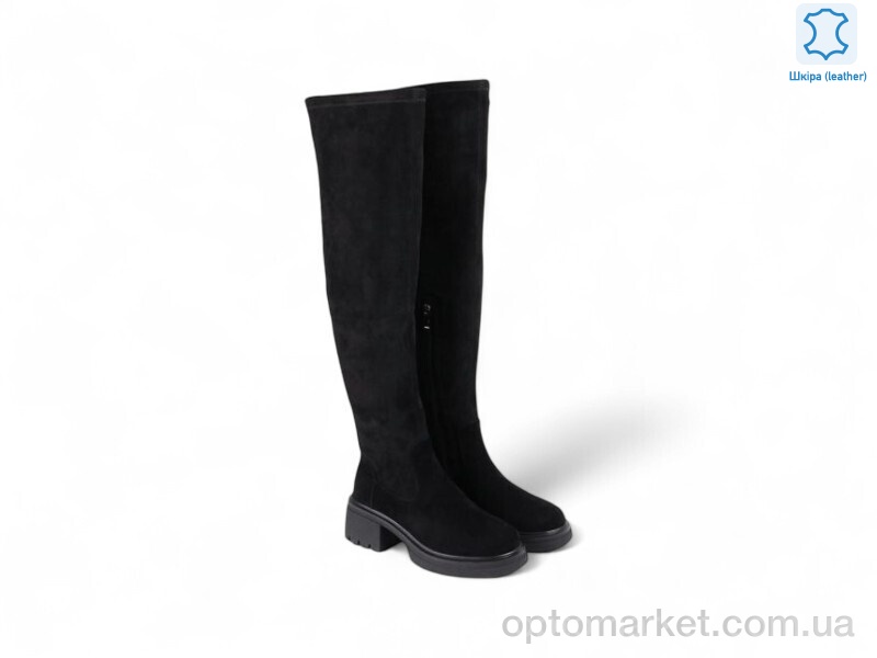 Купить Чоботи жіночі 188457 Fabio Monelli чорний, фото 1