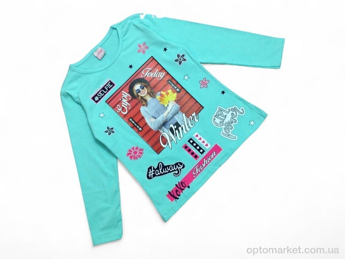 Купить Батник дитячі 18887 св.бірюзовий Pitiki Kids блакитний, фото 1