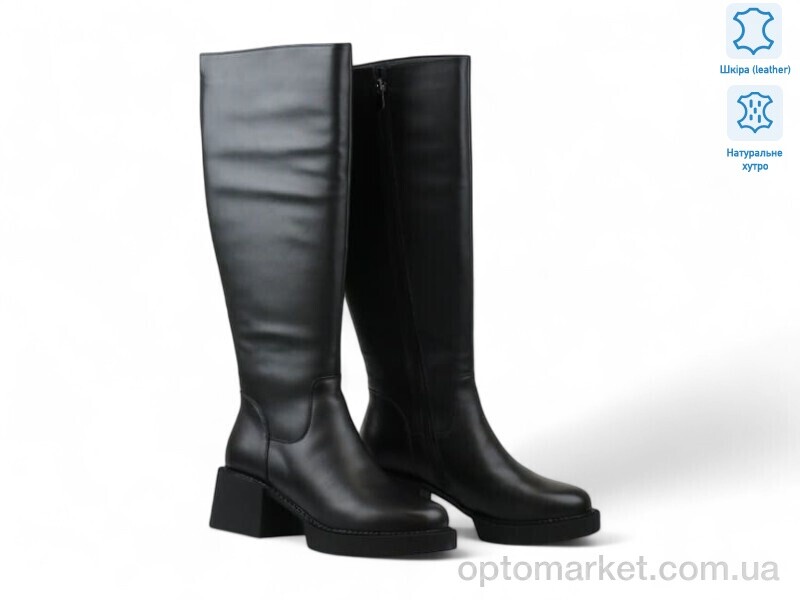 Купить Чоботи жіночі 189467 Anna Lucci чорний, фото 1