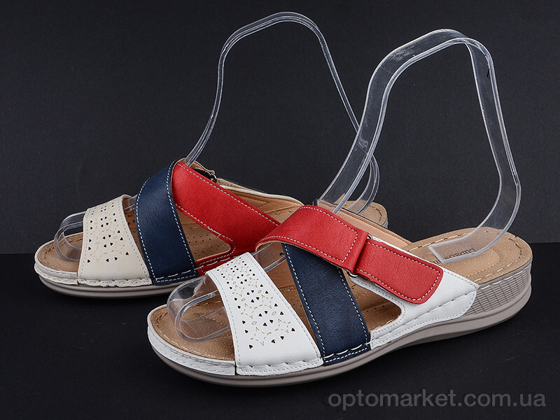 Купить Шльопанці жіночі 1901-13 LuDaoWangZi бежевий, фото 2