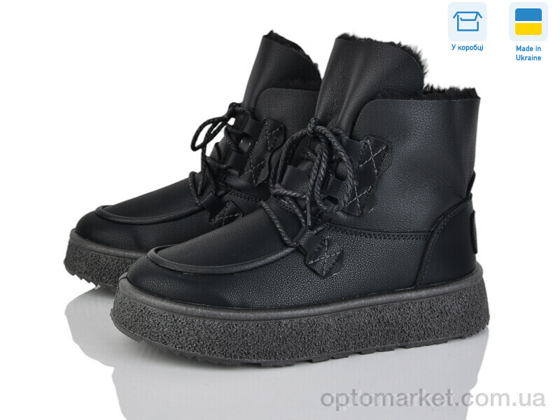 Купить Черевики жіночі 1901 чорний Dago чорний, фото 1