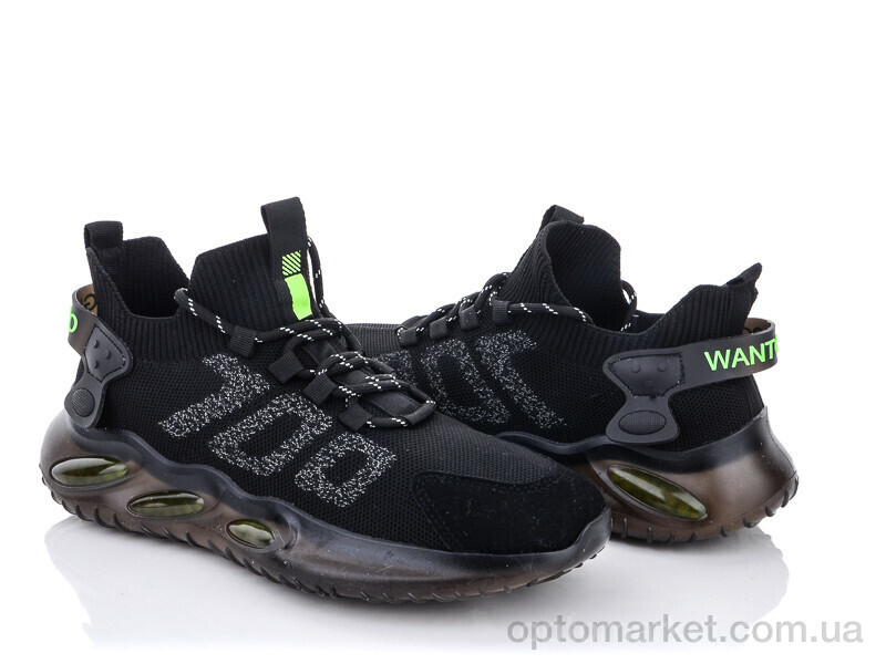 Купить Кросівки чоловічі 191-2 black Wonex чорний, фото 1