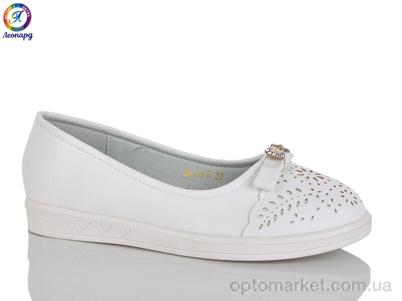 Купить Балетки дитячі 191-6 Леопард білий, фото 1