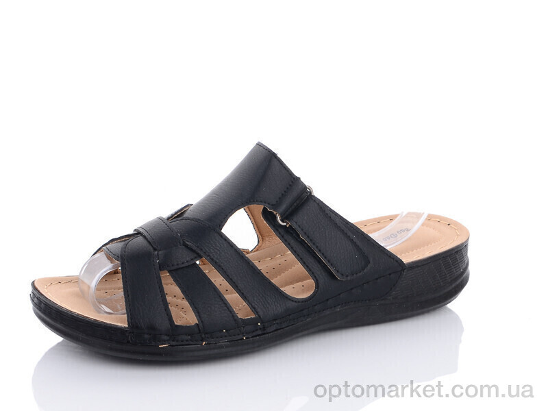 Купить Шльопанці жіночі 1910-1-8 Bao Dao Gong Zhu чорний, фото 1