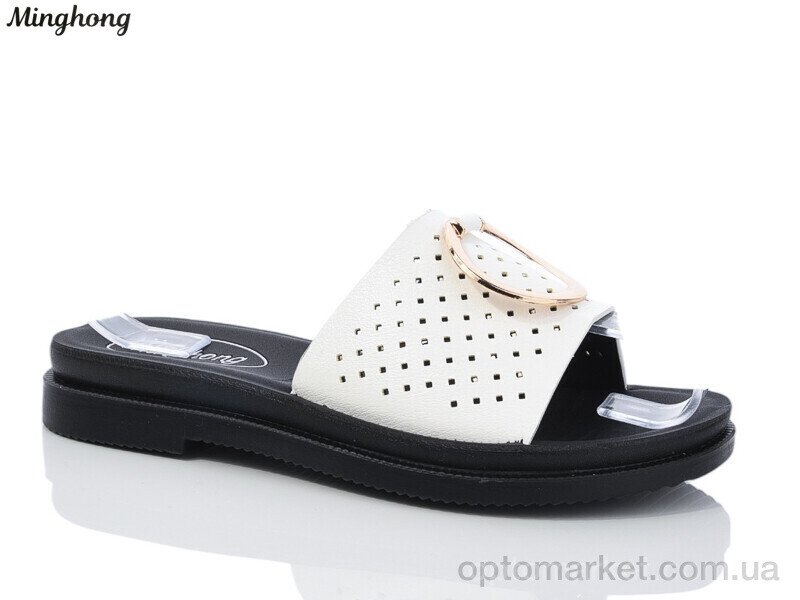 Купить Шльопанці жіночі 1917-2 Minghong білий, фото 1
