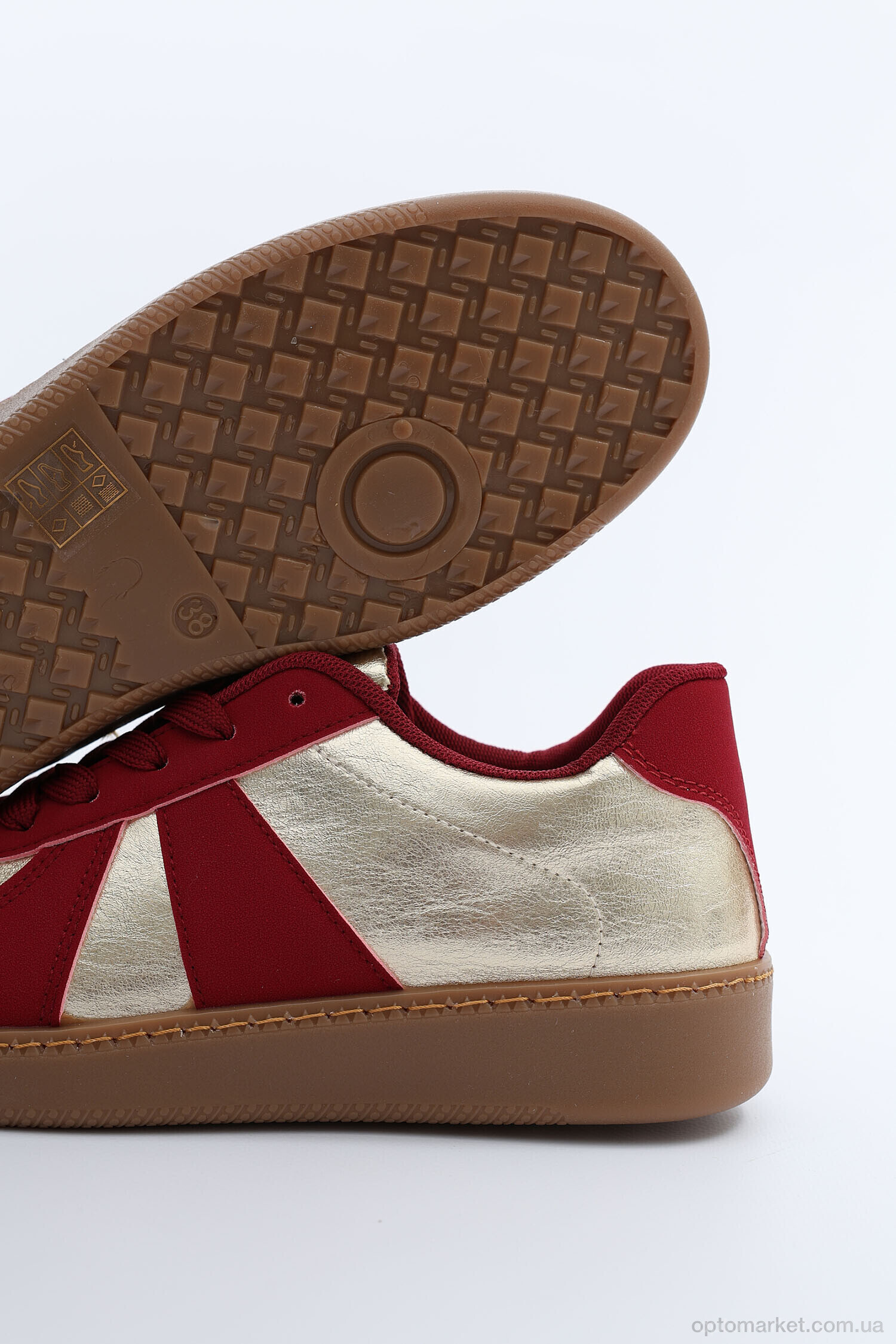 Купить Кросівки жіночі 191744 Sopra бордовий, фото 4