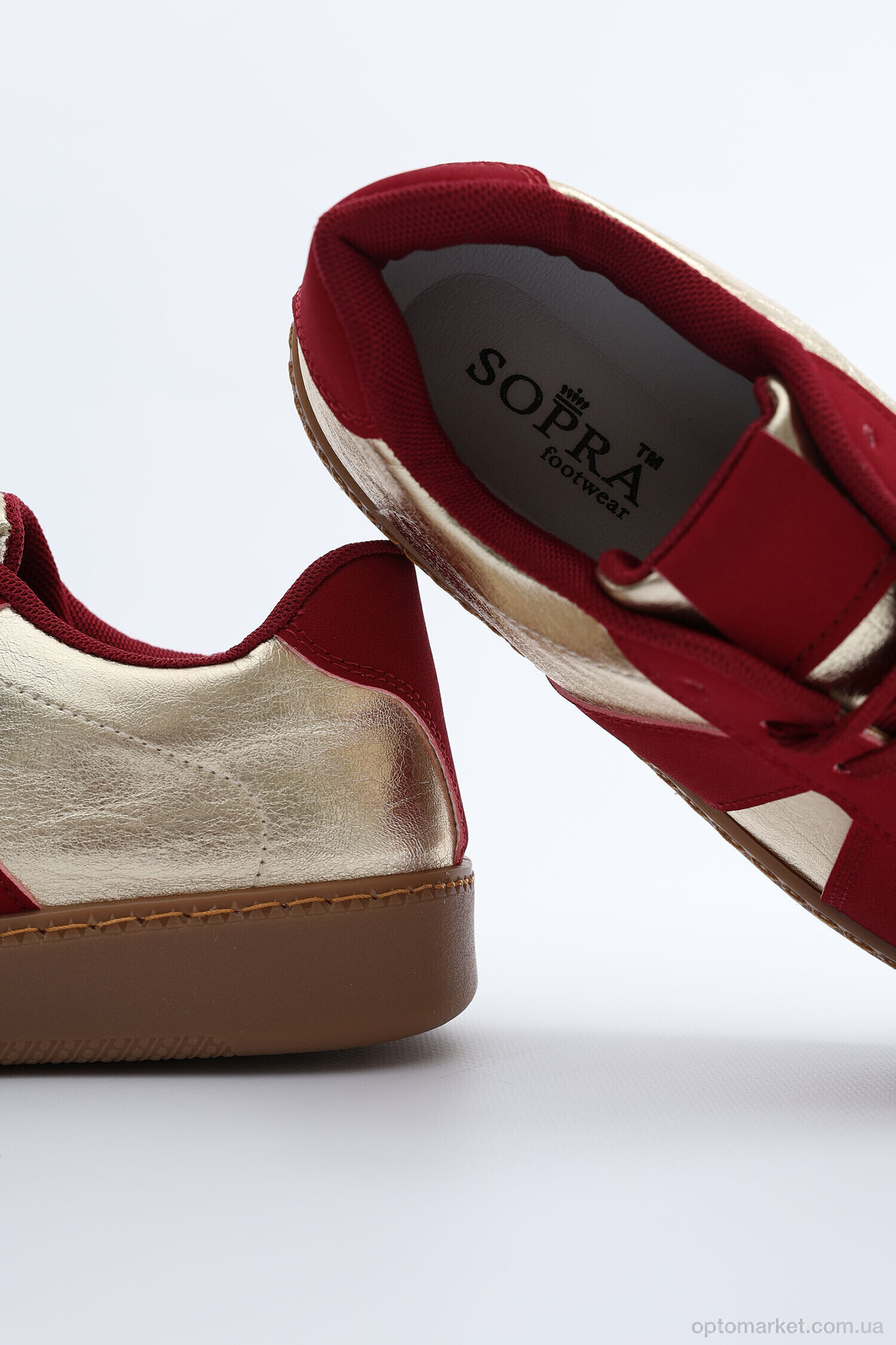 Купить Кросівки жіночі 191744 Sopra бордовий, фото 5