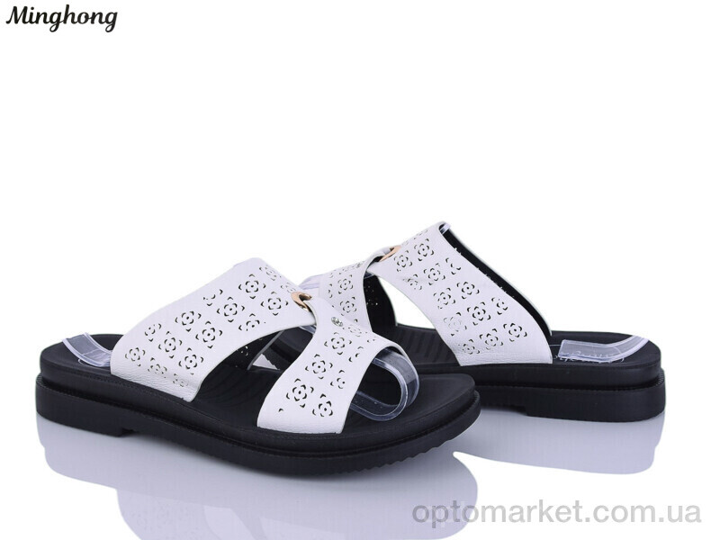 Купить Шльопанці жіночі 1918-2 Minghong білий, фото 1
