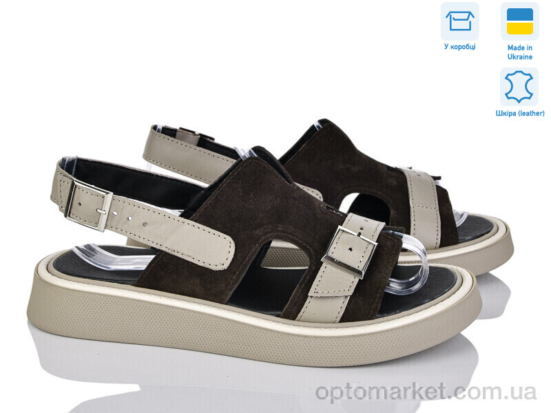 Купить Босоніжки жіночі 192-27 Stella коричневий, фото 1