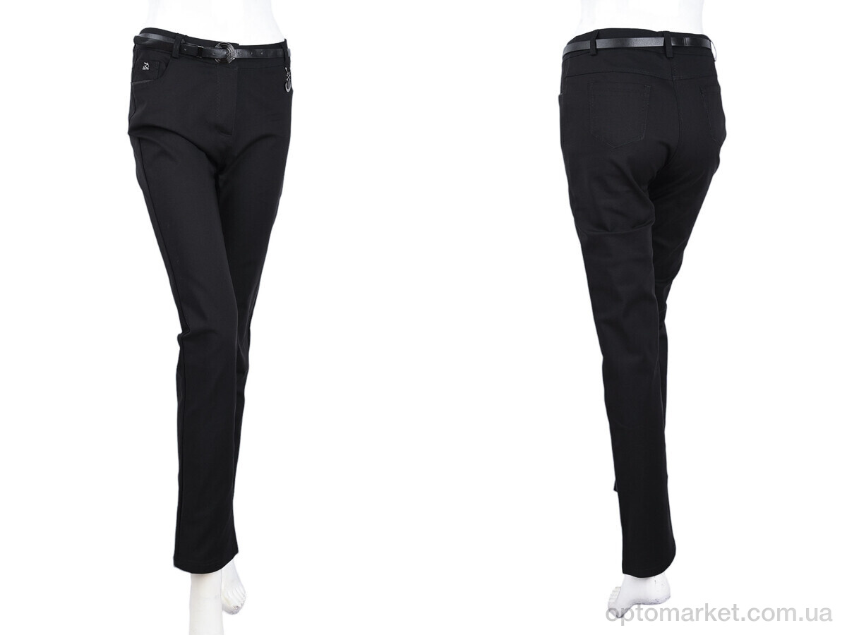 Купить Брюки жіночі 1920 black (08954) Obuvok чорний, фото 3