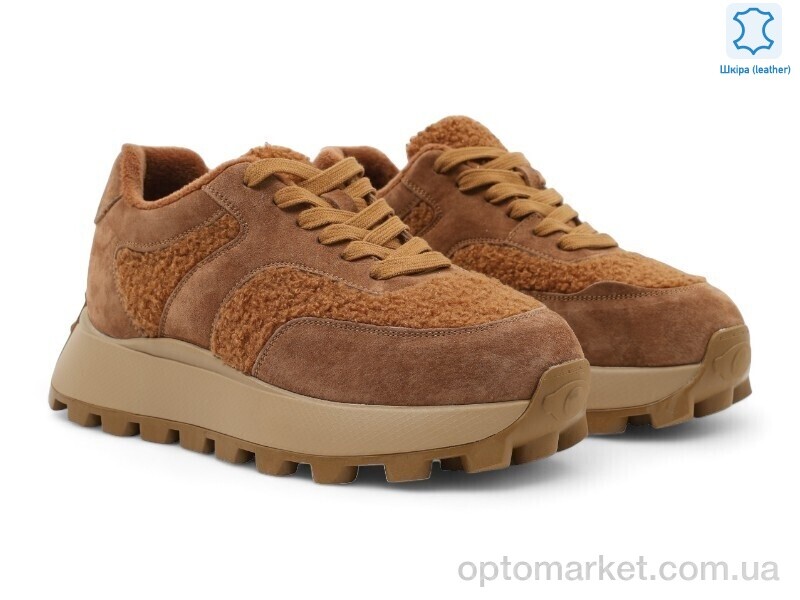 Купить Кросівки жіночі 192580 ALLSY коричневий, фото 1