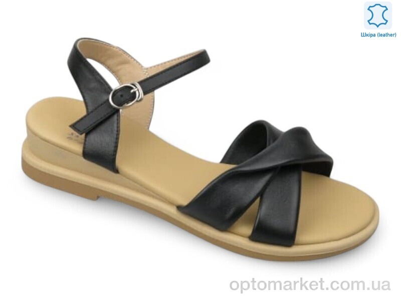 Купить Босоніжки жіночі 194984 ALLSY чорний, фото 1