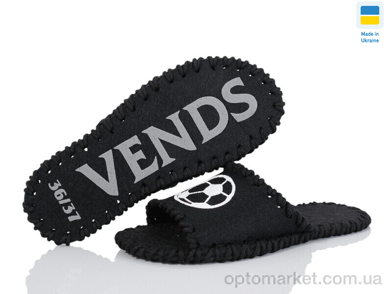 Купить Капці жіночі 194W чорний Vends чорний, фото 1