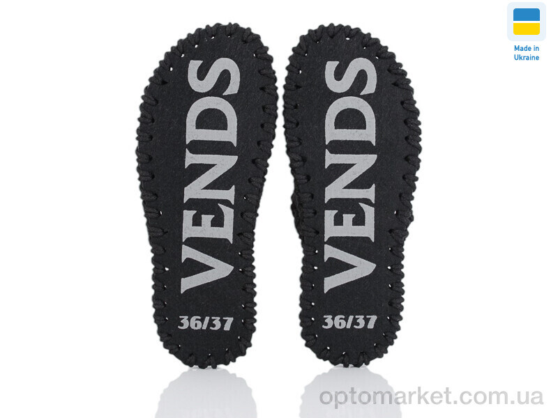 Купить Капці жіночі 194W чорний Vends чорний, фото 3