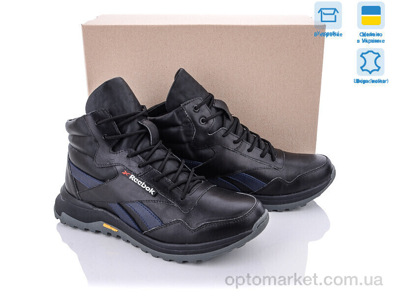 Купить Черевики чоловічі 195 ч.кж. R.ebok чорний, фото 2